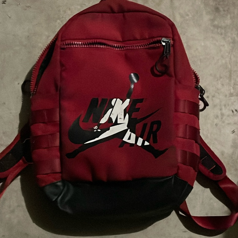 Red Jordan bag